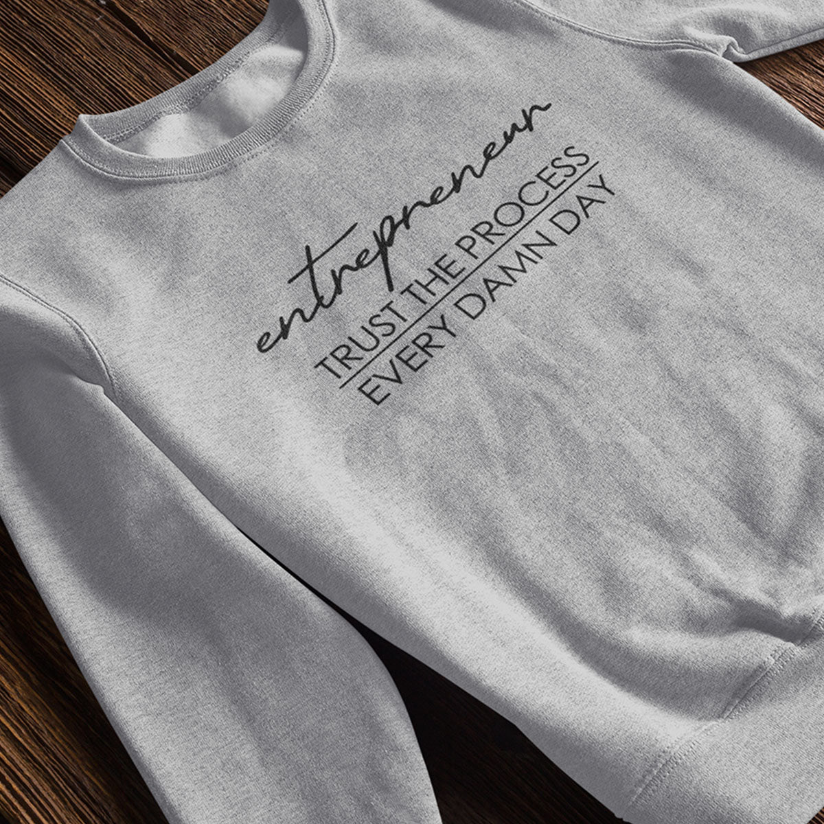 Entrepreneur Printed Oversized Sweatshirt