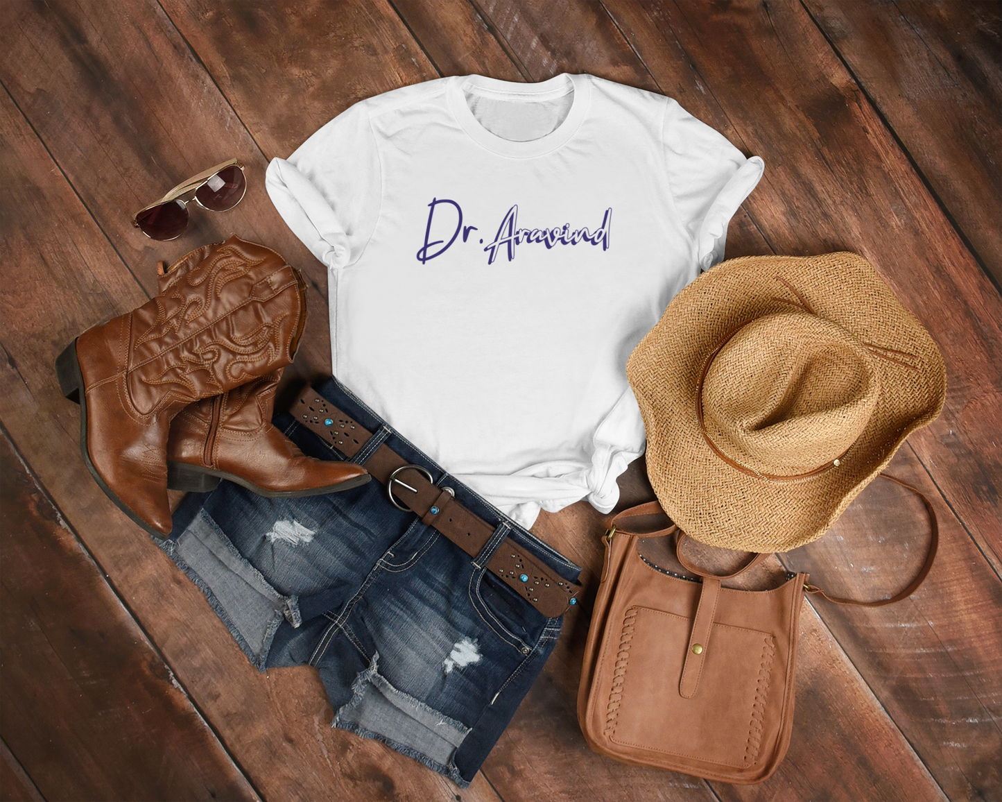 Custom Doctor Name Printed white Unisex T-Shirt