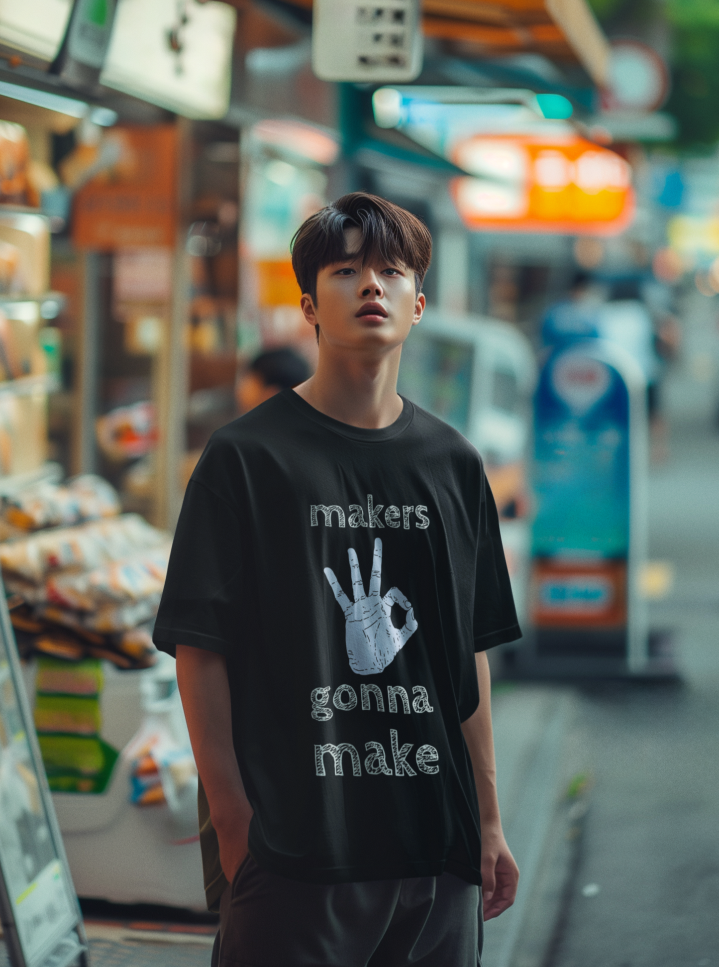 Makers gonna make Oversized Printed Tshirt Unisex