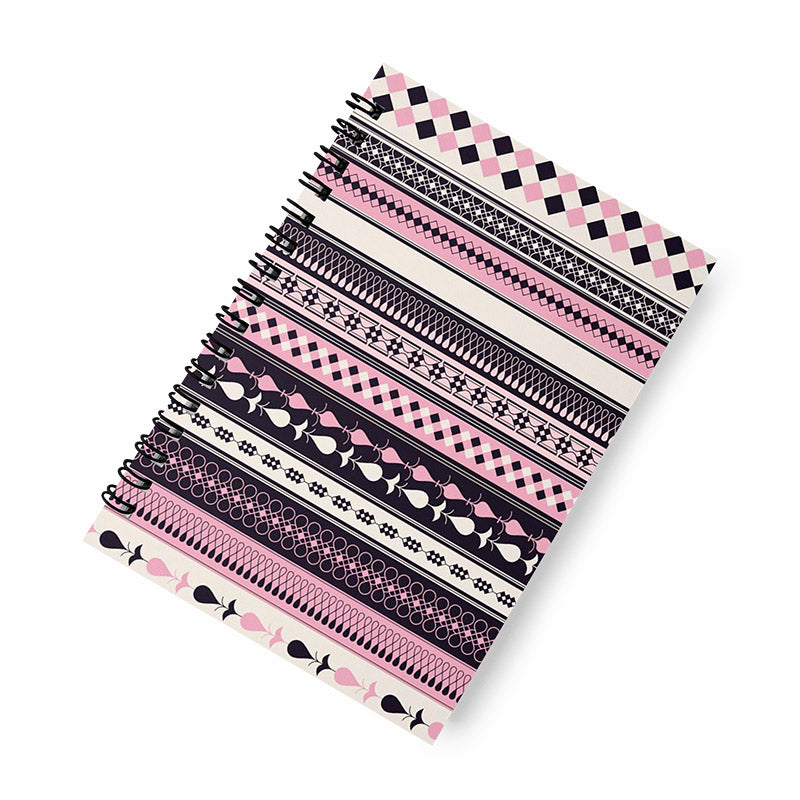 Purple Tribal A5 Spiral Notebook