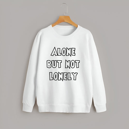 Alone But Not Lonely Unisex Oversized Sweatshirt