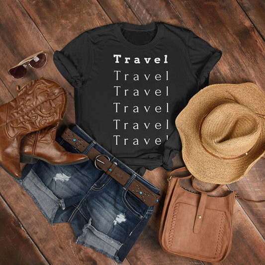 Travel Printed Unisex T-Shirt