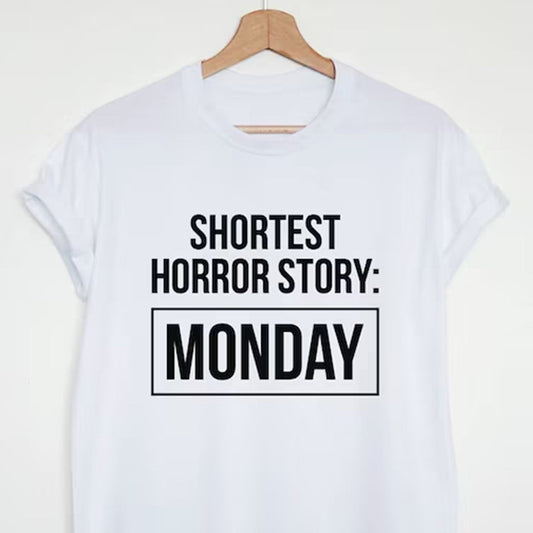 Monday Quotes Printed Unisex T-Shirt