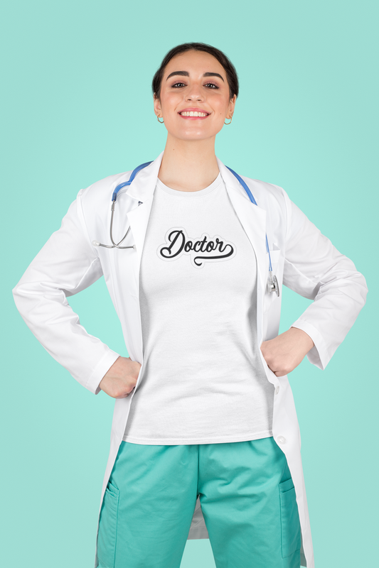 Doctor Printed white Unisex T-Shirt