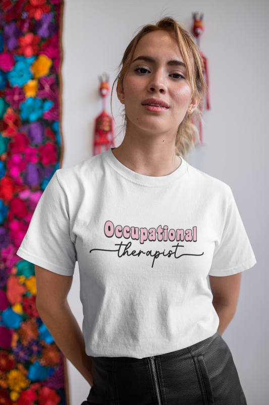 Occupational Therapist Printed white Unisex T-Shirt