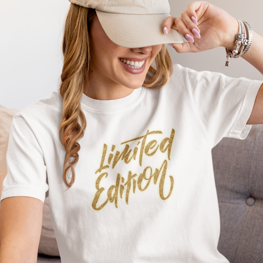 Limited Edition printed White Unisex T-Shirt