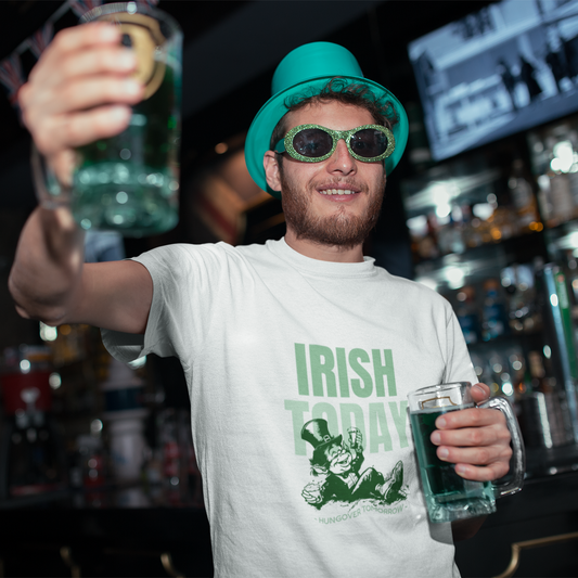Irish Today printed White Unisex T-Shirt