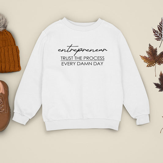 Entrepreneur Printed Oversized Sweatshirt