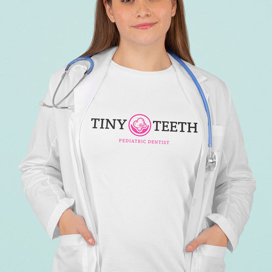 Pediatric Dentist Printed White Unisex T-Shirt