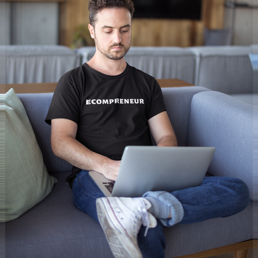 Ecompreneur printed Black Unisex T-Shirt