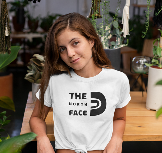 The north face printed white Unisex T-Shirt