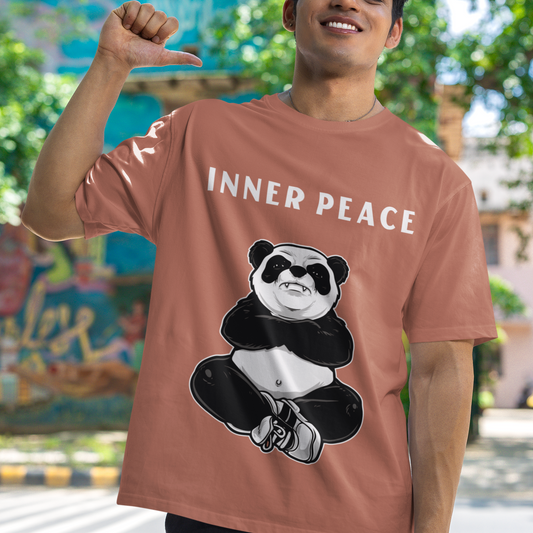 Inner peace printed copper Unisex T-Shirt