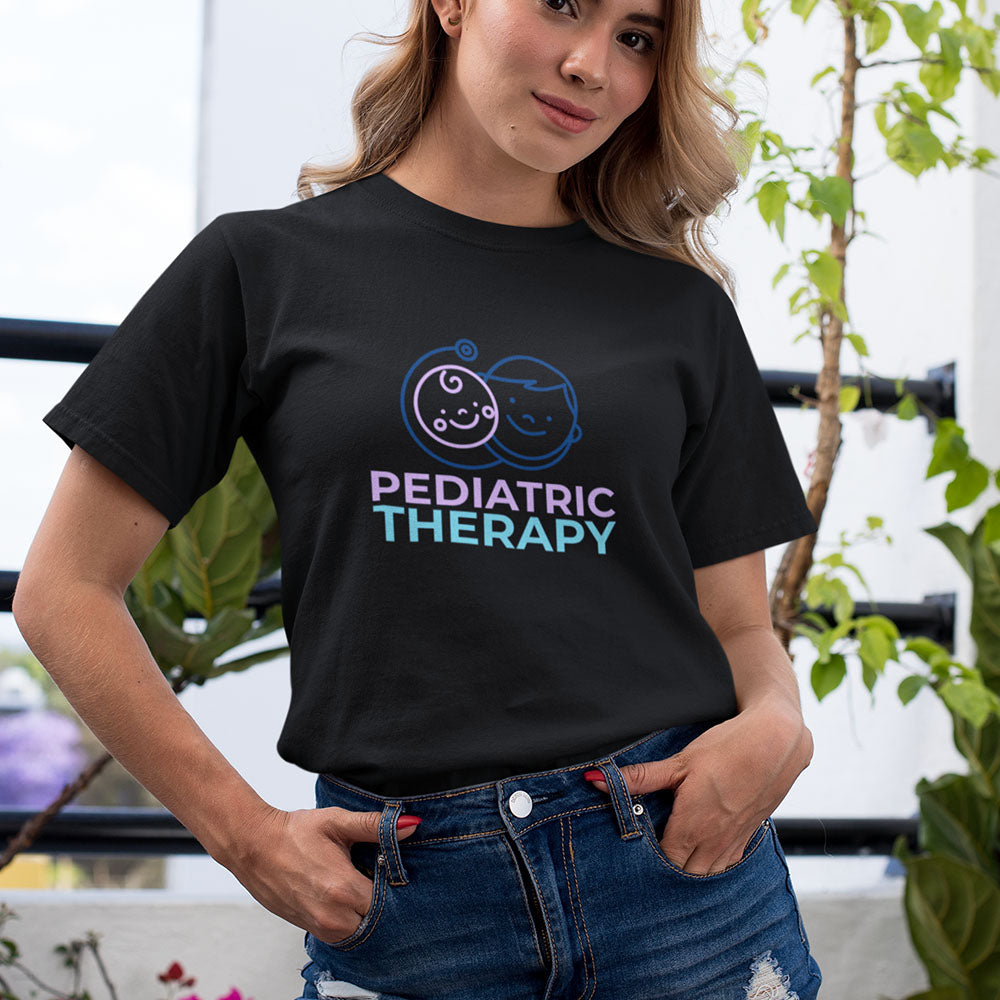 Pediatric Therapy  Printed Black Unisex T-Shirt
