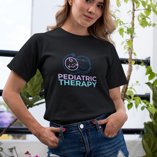 Pediatric Therapy  Printed Black Unisex T-Shirt