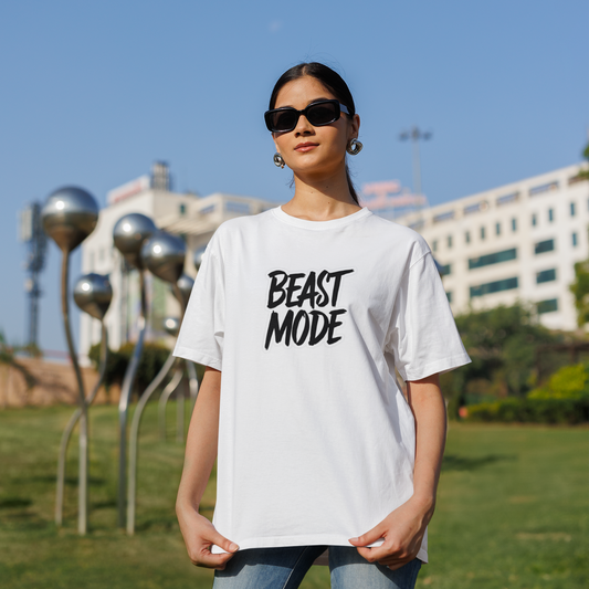 Beast Mode Oversized Printed T-shirt Unisex