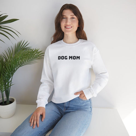 Dog Mom Printed Oversized Sweatshirt