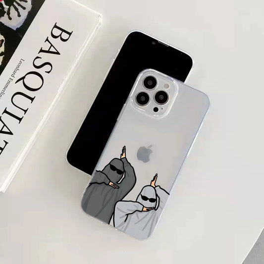 Funny Guys Printed Silicone case