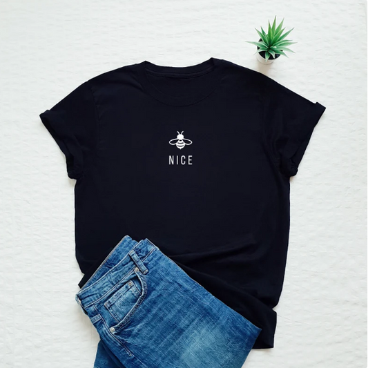 Bee Nice Printed Unisex T-Shirt