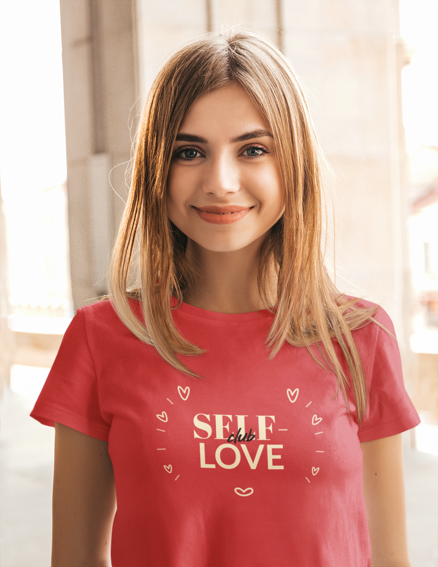 Self Love Club  printed Red Unisex T-Shirt