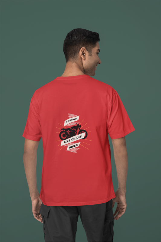 Live Or Die -Biker Unisex T-Shirt