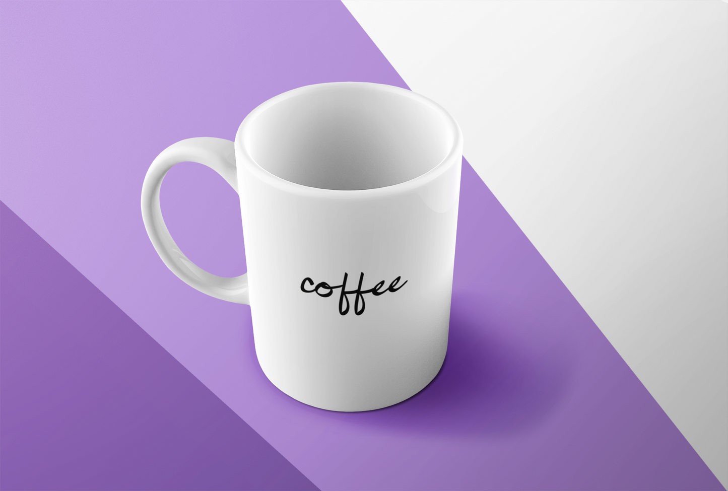 Coffee Printed White Coffee Mug