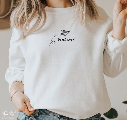 Dreamer Printed Unisex Oversized Sweatshirt