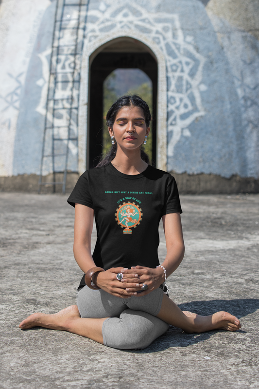 Dance Isn't Just a Divine Art Form , It's A way of life printed Black Unisex T-Shirt
