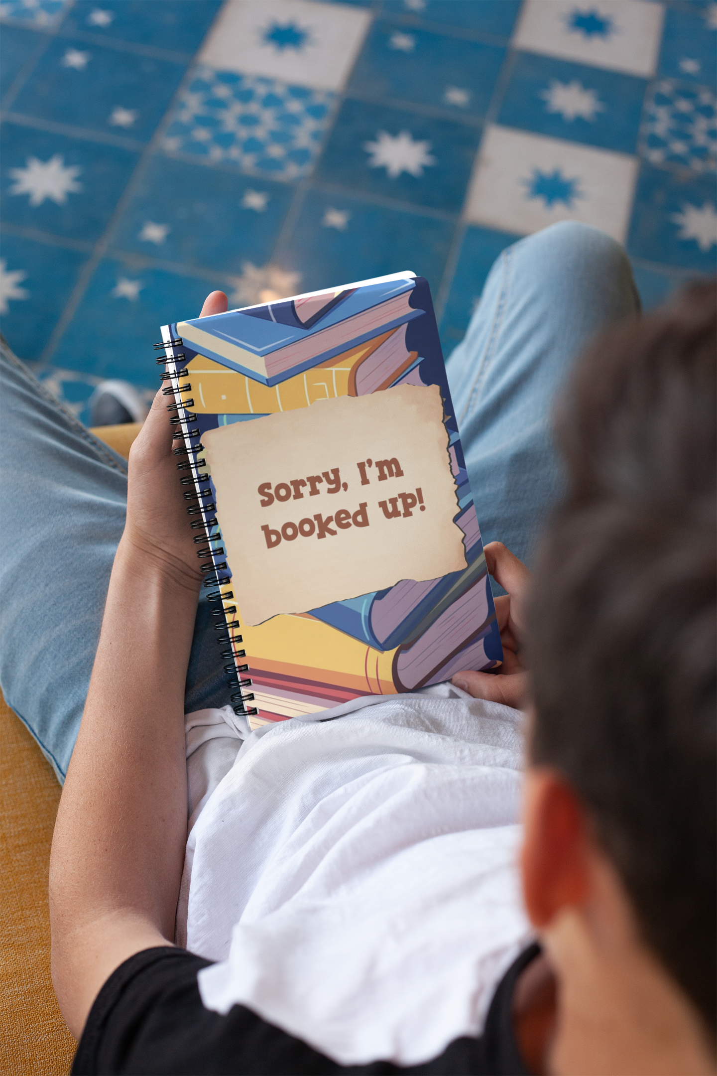 Sorry i'm Booked UP A5 Spiral Notebook