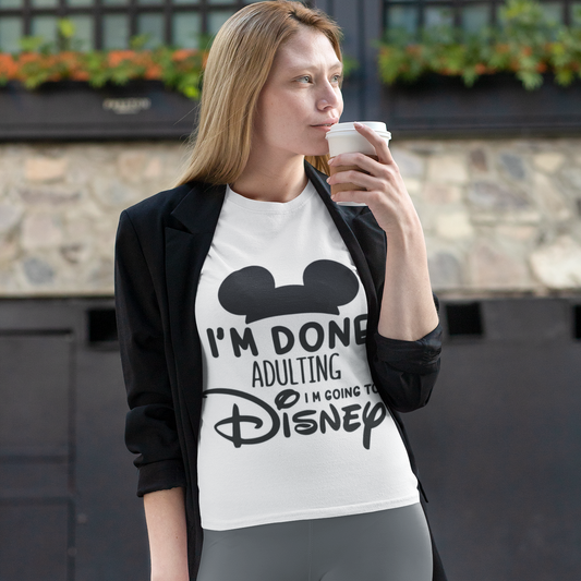 I'm Done Adulting printed Unisex T-Shirt