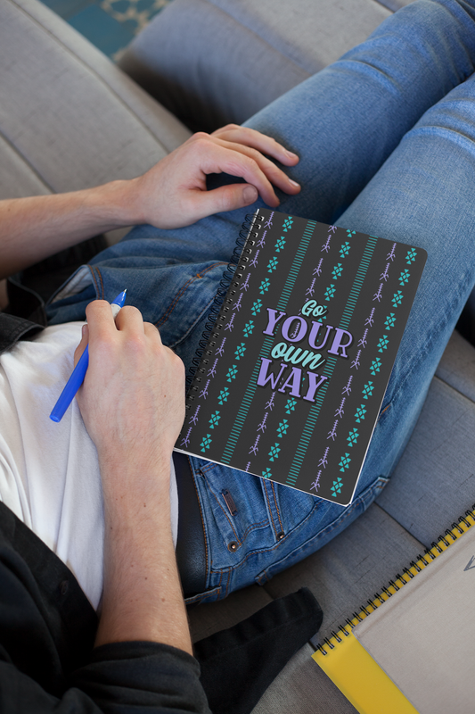 Go Your Own Way A5 Spiral Notebook