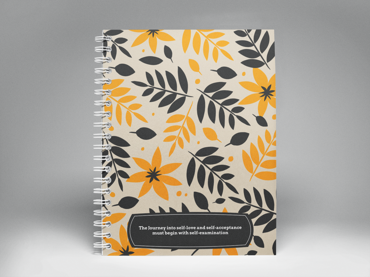 Self love and self acceptance and self examination A5 Spiral Notebook