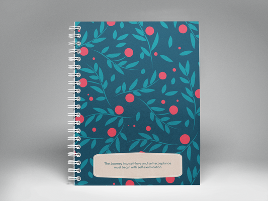 The Journey self love and self acceptance A5 Spiral Notebook