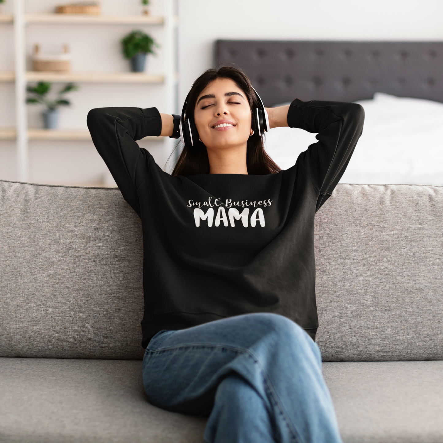 Small Business Mama Oversized Sweatshirt