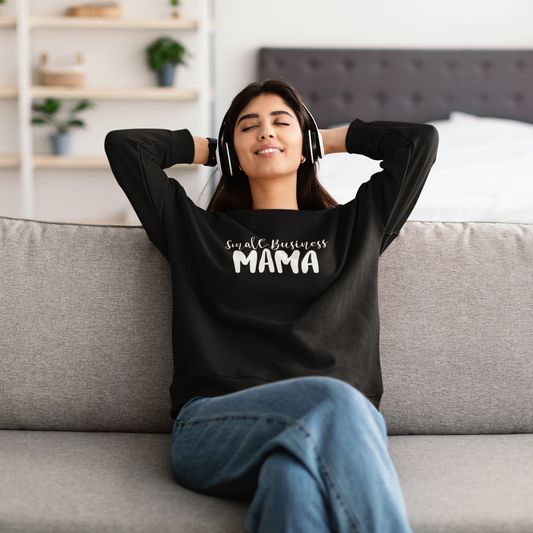 Small Business Mama Oversized Sweatshirt