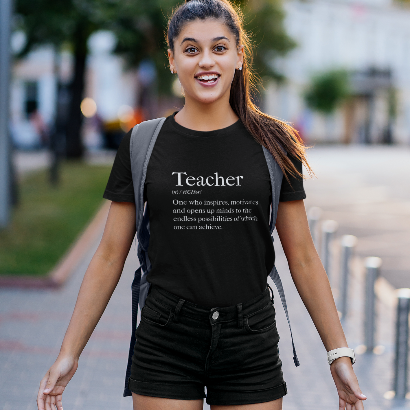 Teacher Definition printed Unisex T-Shirt