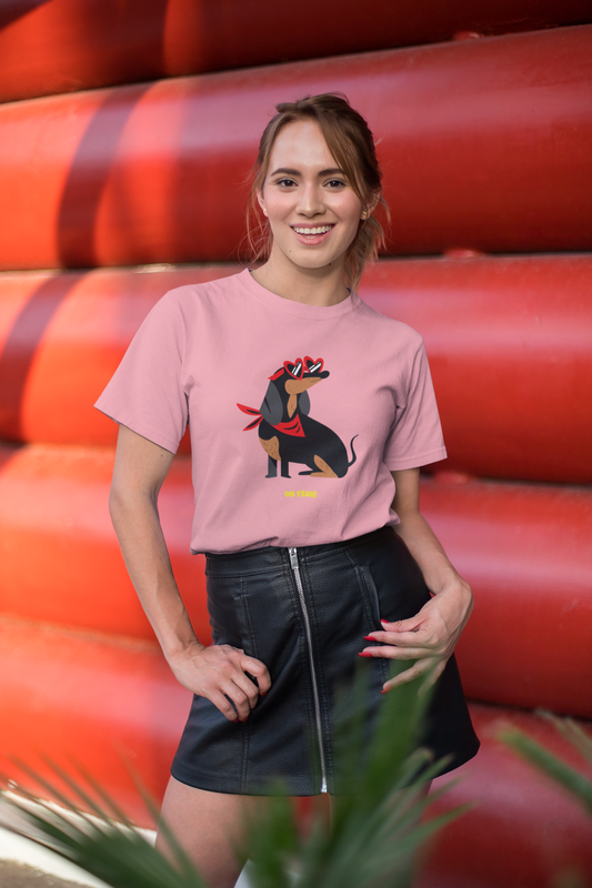 Oh Yeah printed Coral Unisex T-Shirt
