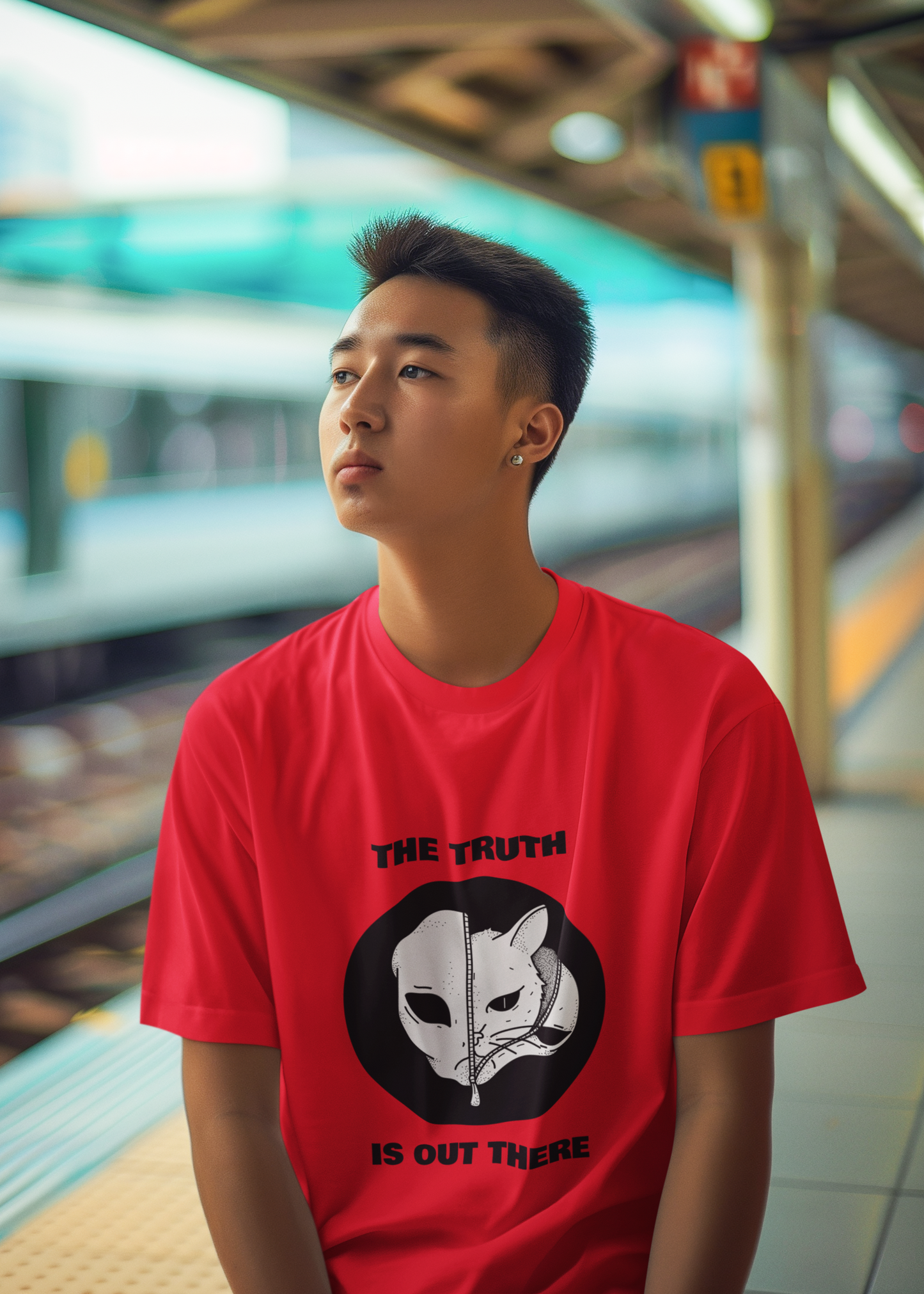 The truth is out there Oversized  Printed Tshirt Unisex